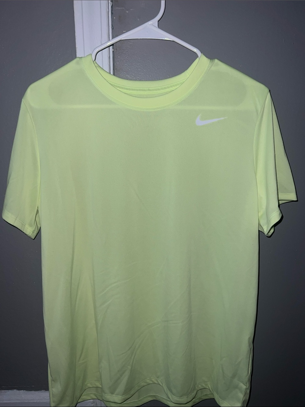 Nike Men's Short Sleeve Dri-FIT Tee - Neon Yellow